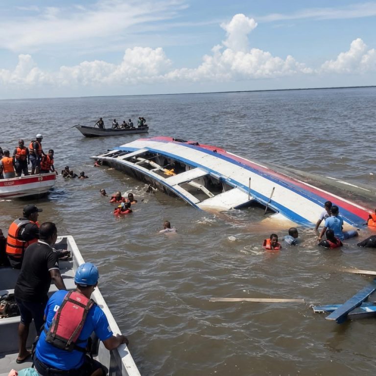 Ferry vuelca y provoca una operación de rescate en alta mar: esto es lo que se sabe hasta el momento
