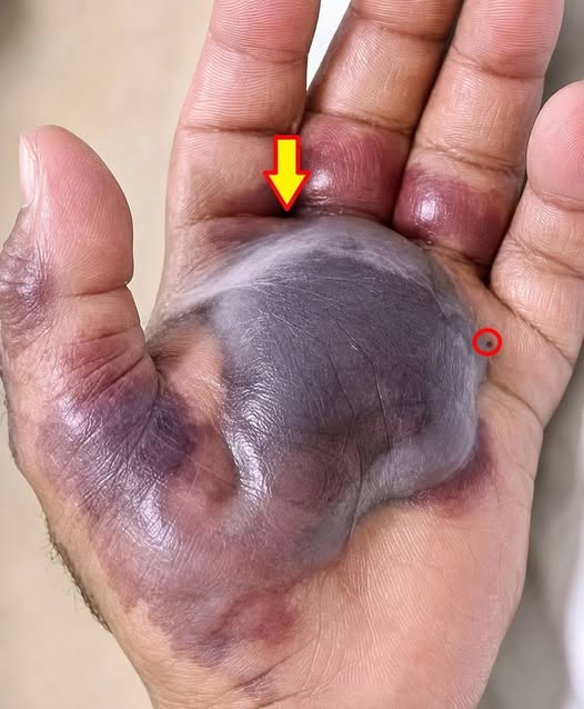 ATENCIÓN a estos primeros signos: una mano morada e hinchada puede tener varias causas y algunas requieren atención urgente