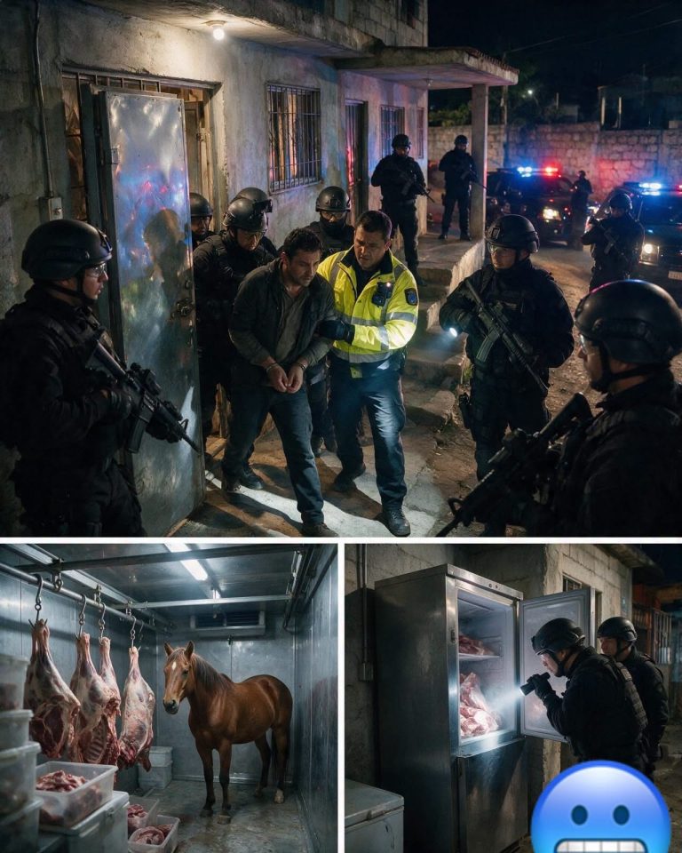Operativo contra una presunta red de sacrificio clandestino de caballos y venta ilegal de carne: historia ficticia inspirada en una imagen viral