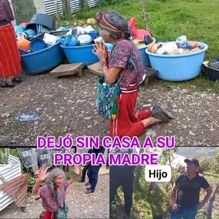 Una publicación viral asegura que un hijo dejó sin hogar a su madre: esto es lo que realmente puede verificarse