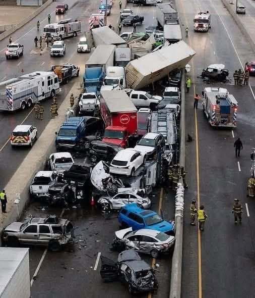 Imagen viral de un enorme accidente con decenas de vehículos no es de última hora: ocurrió en Colorado y dejó cuatro muertos