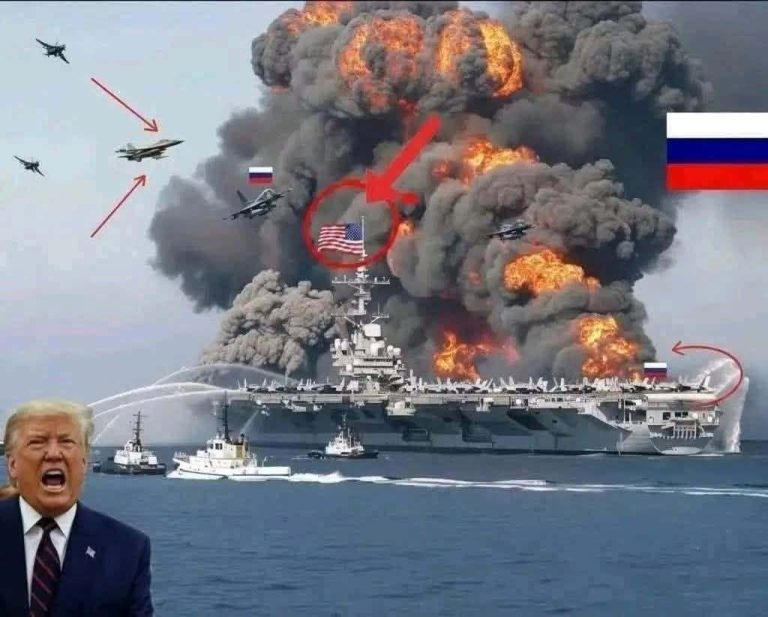 ¿Explotaron un “búnker de guerra” o un portaaviones de Estados Unidos? La verdad detrás de la imagen viral