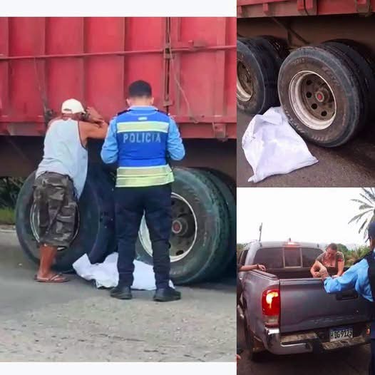 Tragedia en carretera: motociclista pierde la vida tras quedar bajo las ruedas de un vehículo pesado