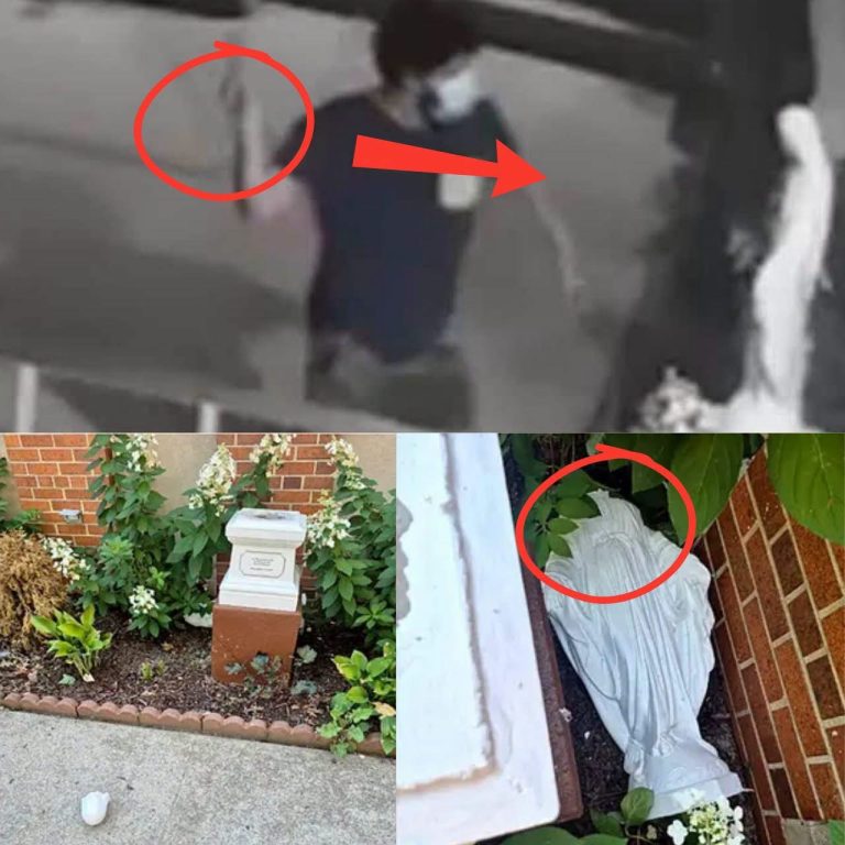 Vandalizan una estatua religiosa y autoridades investigan el incidente: esto es lo que se sabe