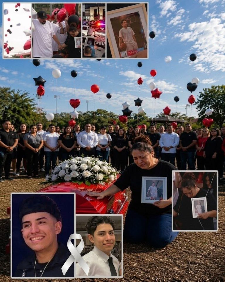Familiares despiden a dos jóvenes en emotiva ceremonia mientras crecen las dudas sobre una imagen viral