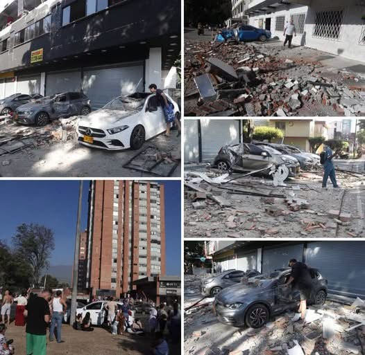 Terremoto de magnitud 7,4 sacude Colombia y deja graves daños en varias ciudades