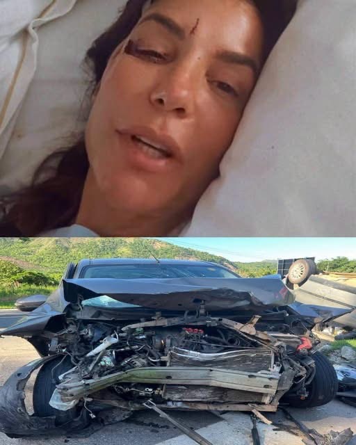 Fuerte accidente vial deja un vehículo completamente destruido y genera preocupación