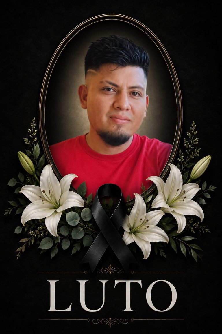 Familia despide a un joven cuya partida ha causado profunda consternación