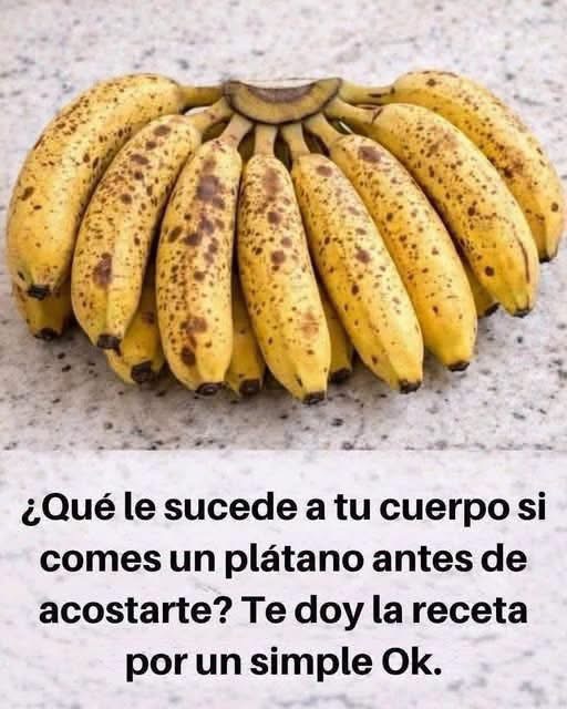 Esto es lo que puede pasar si comes un plátano antes de dormir