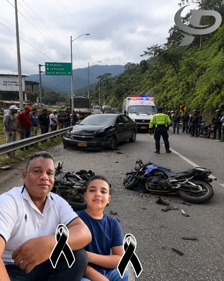 La verdad detrás de la imagen del padre y su hijo vinculados a un accidente vial