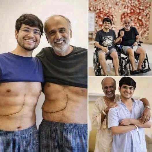 HIJO DONÓ PARTE DE SU HÍGADO A SU PADRE… Y LA VERDAD DETRÁS DE LAS FOTOS SORPRENDE