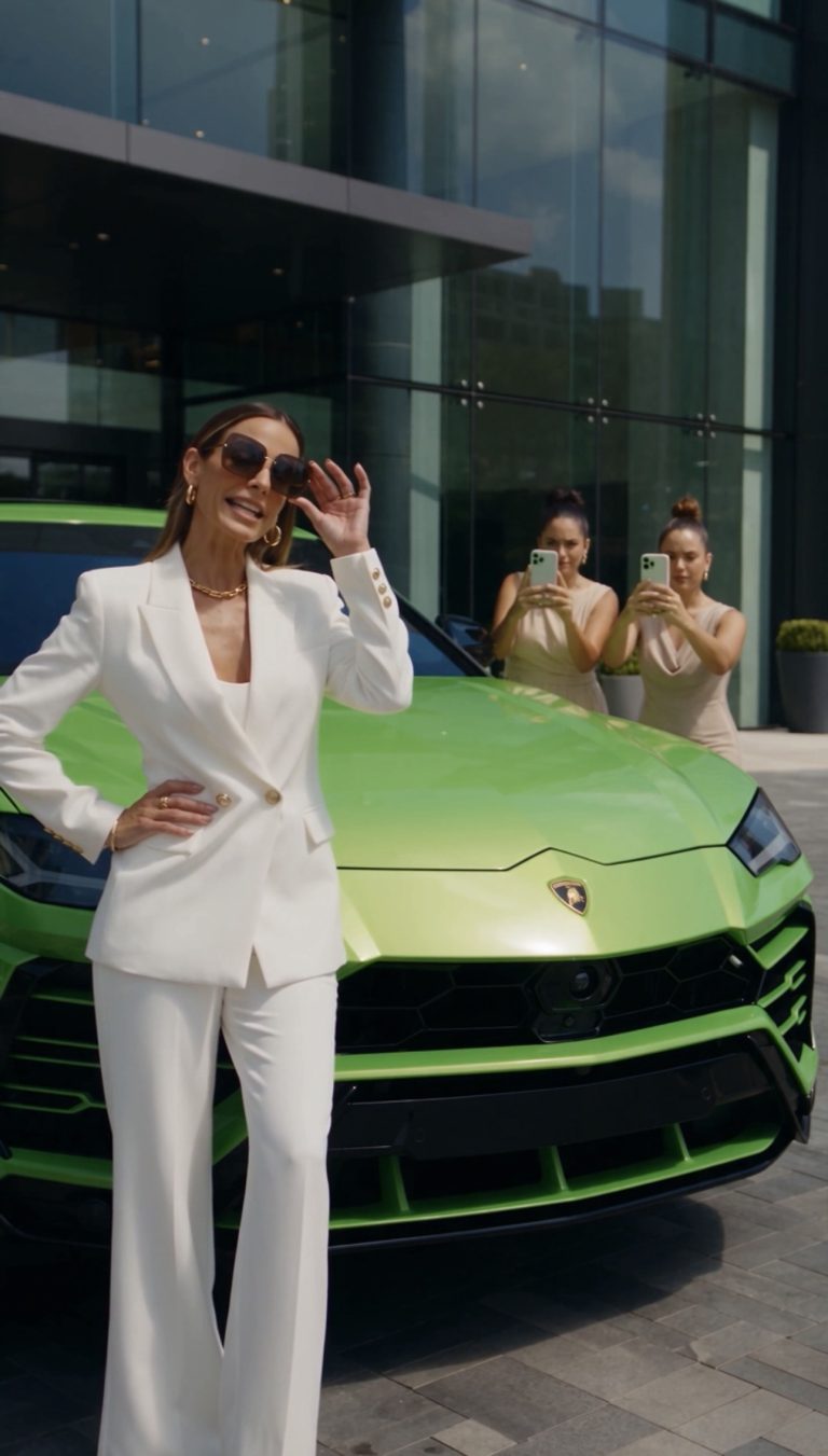 La verdadera dueña del Lamborghini: la farsante quedó expuesta
