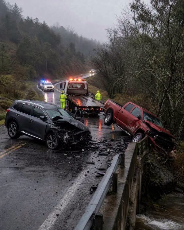 Fuerte accidente en carretera montañosa moviliza a equipos de emergencia