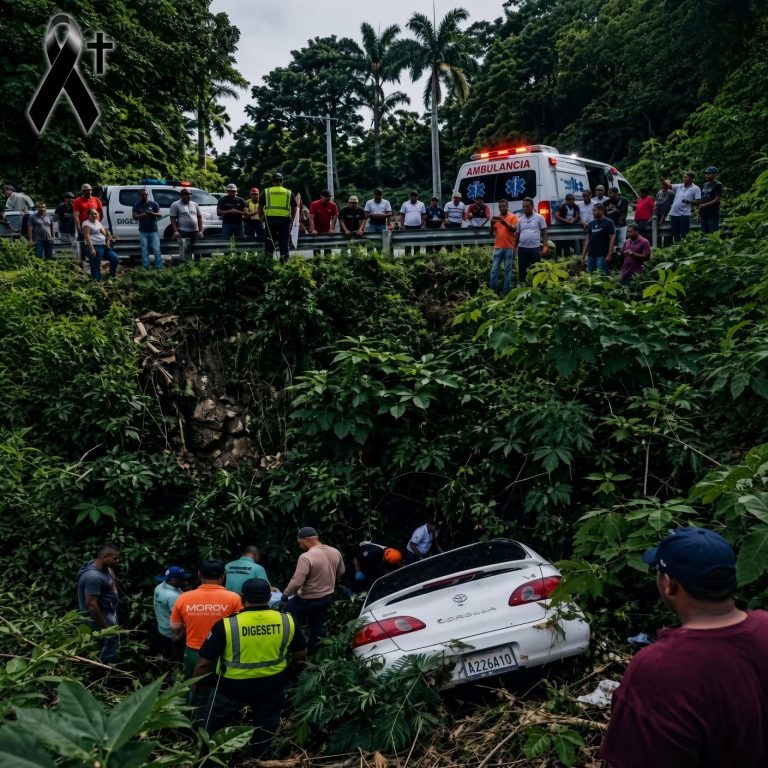 UN VEHÍCULO TERMINÓ FUERA DE LA CARRETERA TRAS UN FUERTE INCIDENTE… Y LA ESCENA MOVILIZÓ A LOS EQUIPOS DE EMERGENCIA