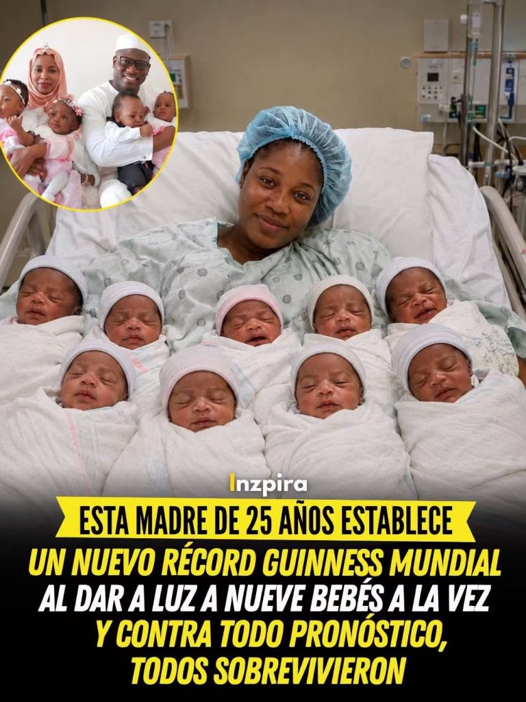 MUJER DE 25 AÑOS RECIBIÓ A NUEVE BEBÉS EN UN SOLO PARTO… Y CINCO AÑOS DESPUÉS TODOS SIGUEN HACIENDO HISTORIA