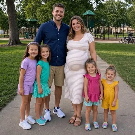 Después de cuatro hijas, una familia espera con ilusión la llegada de su nuevo bebé