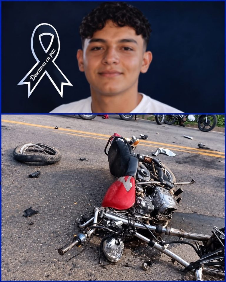 Fuerte accidente de motocicleta deja una escena impactante y conmociona en redes