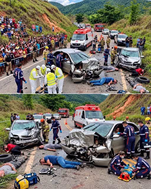 APARATOSO INCIDENTE EN CARRETERA MOVILIZA AMBULANCIAS Y PROVOCA UN AMPLIO OPERATIVO DE EMERGENCIA