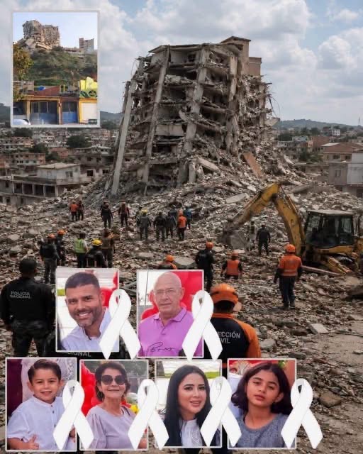 COLAPSO DE UN EDIFICIO DESATA UN ENORME OPERATIVO MIENTRAS RESCATISTAS BUSCAN ENTRE LOS ESCOMBROS
