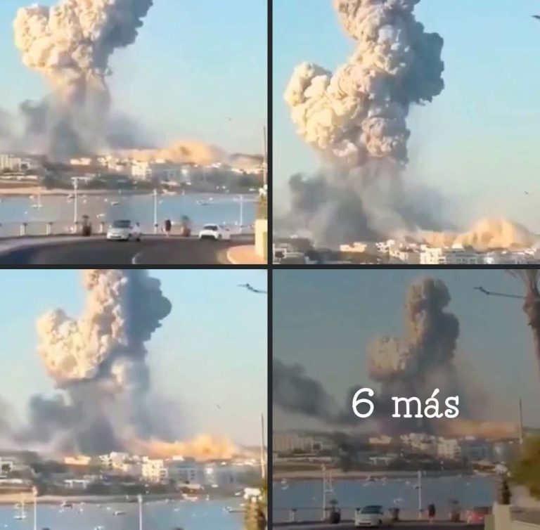 GRAN EXPLOSIÓN GENERA IMPACTO TRAS DIFUNDIRSE IMPRESIONANTES IMÁGENES DESDE UNA ZONA URBANA