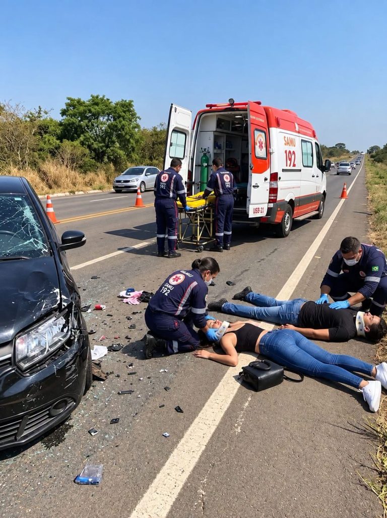 Hace minutos reportan fuerte incidente vial y equipos de emergencia atienden a varias personas
