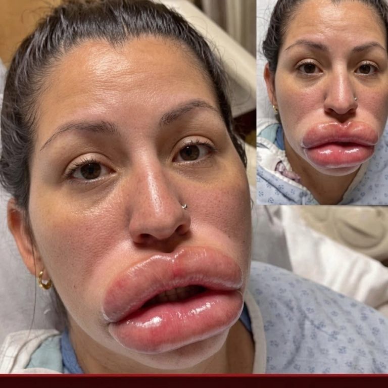 Terminó hospitalizada tras presentar una fuerte inflamación en los labios luego de un procedimiento